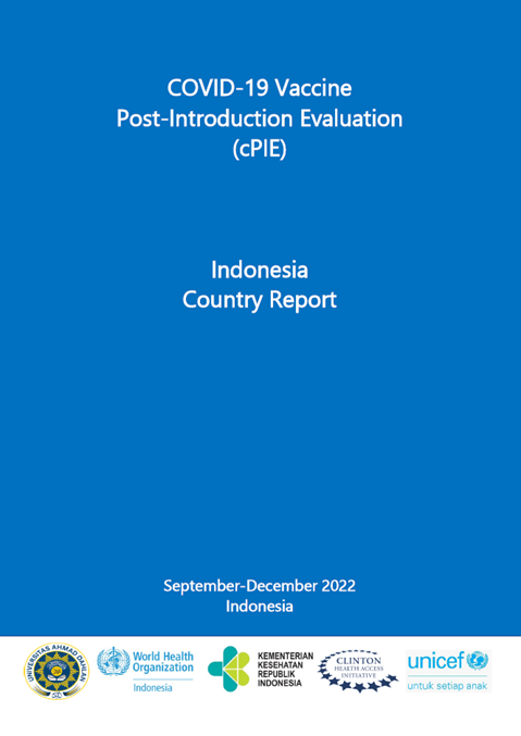 COVID-19 Vaccine
Post-Introduction Evaluation
(cPIE)