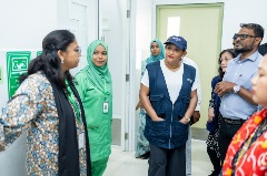 Regional Director, Saima Wazed, visited the Faafu Atoll PHC Demonstration Site, Maldives