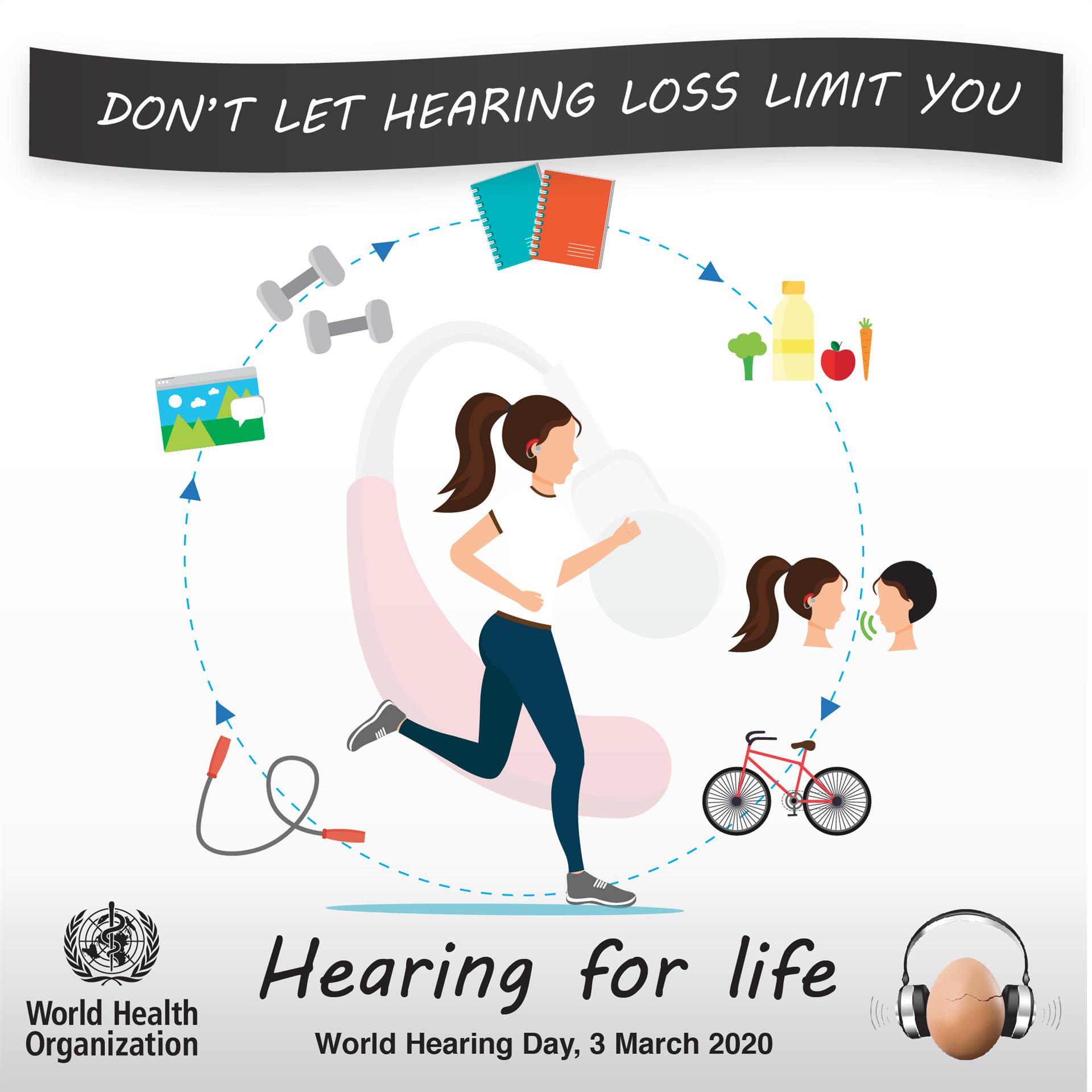 World Hearing Day 2020: Hearing loss flyer