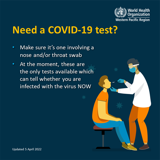 Need a COVID-19 test